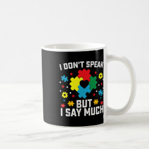 Caneca De Café Eu não falo, mas eu digo muito