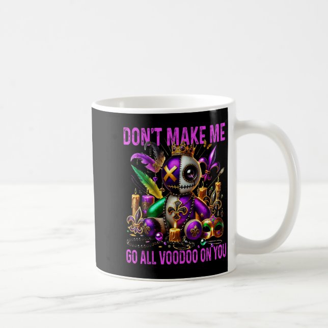 Caneca De Café Eu Não Fico Todo Voodoo Sombrio (Direita)