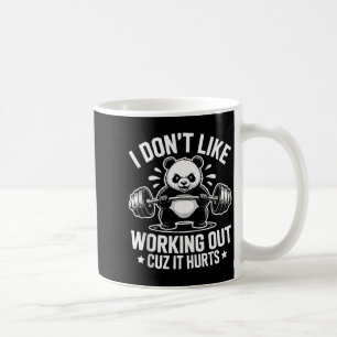Caneca De Café Eu Não Gosto de Malhar Porque Dói Exercício Engraç