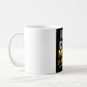 Caneca De Café Eu Não Persigo Dinheiro Eu Atraio – Motivo Ouro de