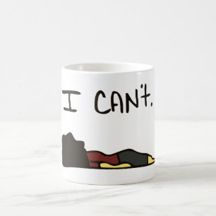 CANECA DE CAFÉ EU NÃO POSSO.