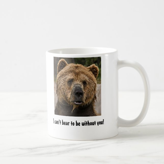 Caneca De Café Eu não posso carregar ser sem você! (Direita)