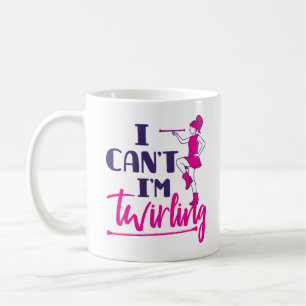Caneca De Café Eu Não Posso Girar, Estou Girando Bastão