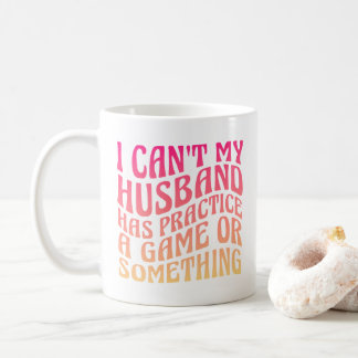 Caneca De Café Eu não posso meu marido ter uma citação de jogo en