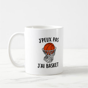 Caneca De Café Eu não posso, tenho basquete Basquetebol Jogador d