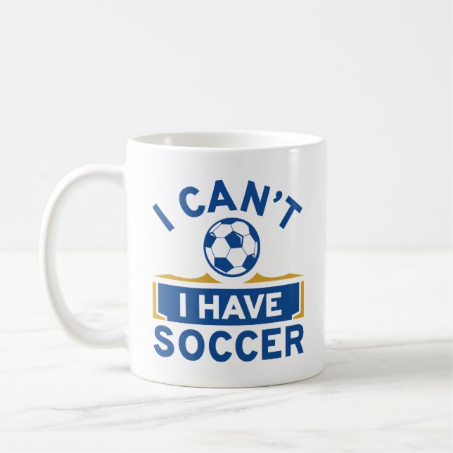 Caneca De Café Eu não posso ter futebol (Esquerda)