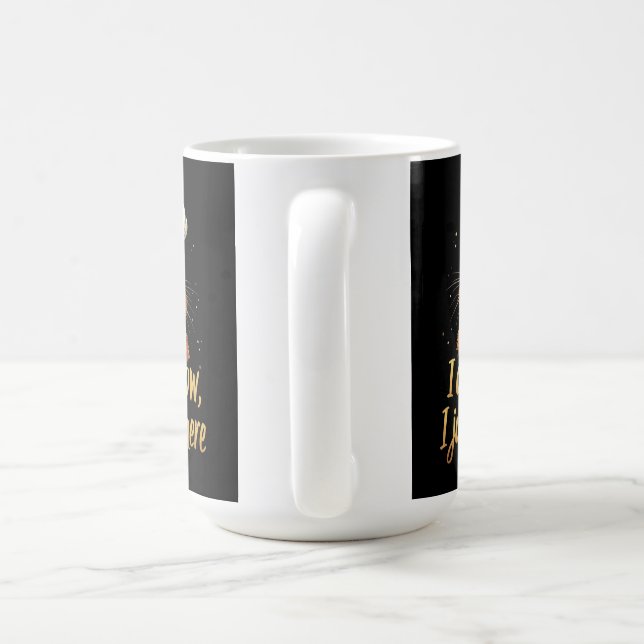 Caneca De Café Eu não sei, eu só trabalho aqui um lugar de trabal (Alça)
