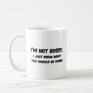 Caneca De Café Eu não sou Bossy Coffee Mug
