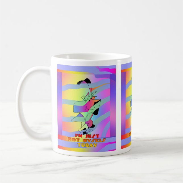 Caneca De Café Eu não sou eu hoje, Mug (Esquerda)