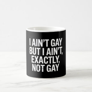 Caneca De Café Eu não sou gay, mas não sou exatamente não gay LGB