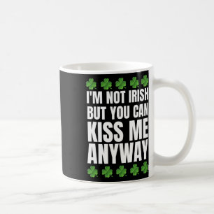 Caneca De Café Eu Não Sou Irlandês Me Beije Mesmo Assim Dia De Sã