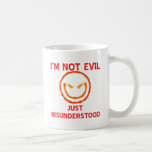 Caneca De Café Eu não sou mau apenas entendido mal