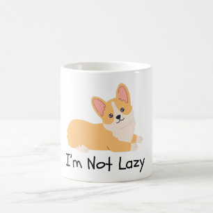 Caneca De Café Eu não sou memes preguiçosos de cachorro