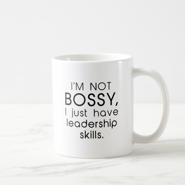 Caneca De Café Eu não sou o Bossy (Direita)