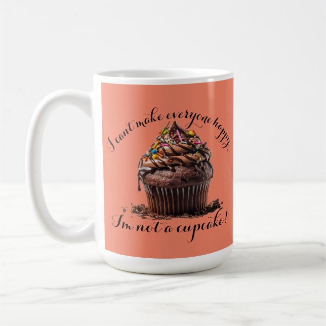 Caneca De Café Eu não sou um Cupcake de café (Esquerda)