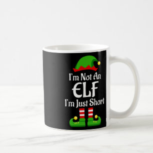 Caneca De Café Eu Não Sou Uma Família Elf Pjs De Natal Que Corres