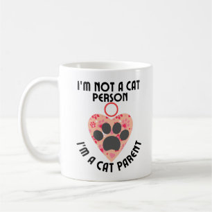 Caneca De Café Eu não sou uma pessoa de gato, sou uma mãe de gato