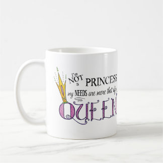 Caneca De Café Eu não sou uma Princesa Mug