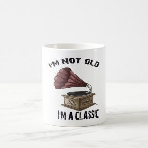 Caneca De Café Eu não sou velho, eu sou clássico