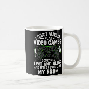 Caneca De Café Eu Nem Sempre Jogo Video Games Camisas Engraçadas