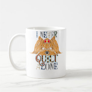 Caneca De Café Eu Nunca Coto Sozinho Eu Tenho Cães Costura Presen