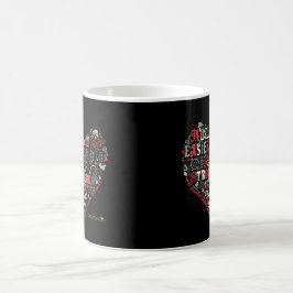 Caneca De Café Eu obtive mais forte - coração