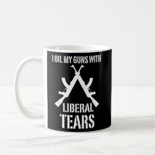 Caneca De Café Eu Oculto Minhas Armas Com Lágrimas Liberais Engra