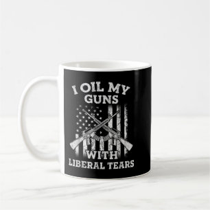 Caneca De Café Eu Oculto Minhas Armas Com Lágrimas Liberais Vinta