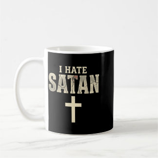 Caneca De Café Eu Odeio Satanás