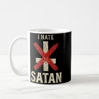 Caneca De Café Eu Odeio Satanás