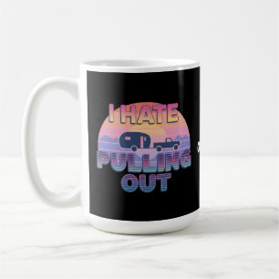 Caneca De Café Eu Odeio Tirar o Design de Camping de Camper RV En