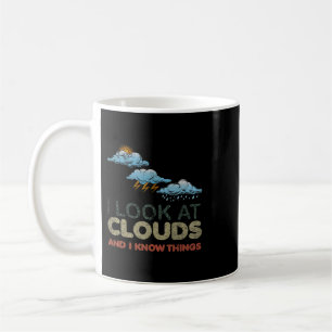 Caneca De Café Eu Olho Para As Nuvens Meteorologista Engraçado W