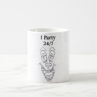 CANECA DE CAFÉ EU PARTY 24/7