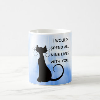 Caneca De Café Eu Passaria Todas As Nove Vidas Com Você Cat