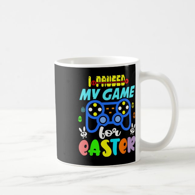 Caneca De Café Eu Pausar Meu Jogo Para a Páscoa Vídeo Engraçado G (Direita)