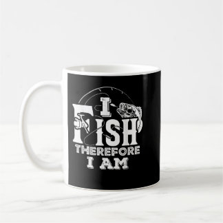 Caneca De Café Eu Peço, Portanto, Estou A Pescar O Pescador Engra