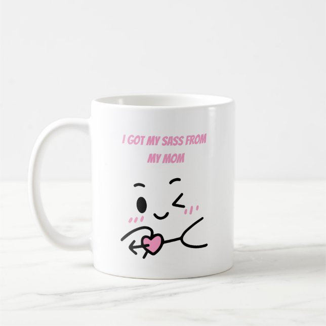 Caneca De Café Eu Peguei Meu Desembaraço Da Minha Mãe (Esquerda)