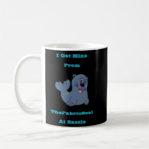 Caneca De Café Eu Peguei O Meu Do Selo De Tecido No Zazzle
