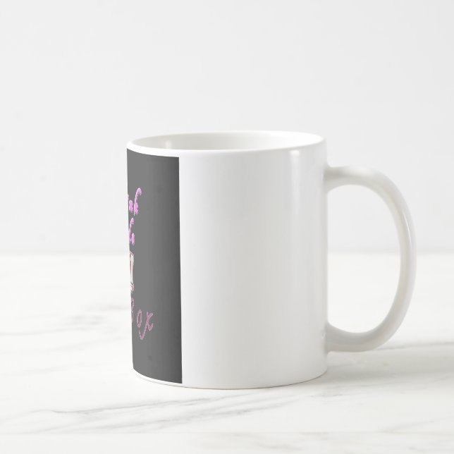 Caneca De Café Eu penso fora da caixa ZA. (Direita)