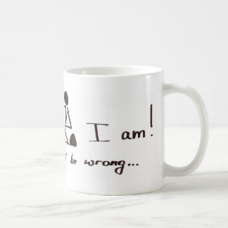 Caneca De Café Eu penso que conseqüentemente eu sou - ou sou eu?