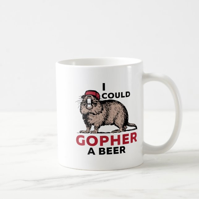 Caneca De Café Eu poderia buscar uma cerveja (Direita)