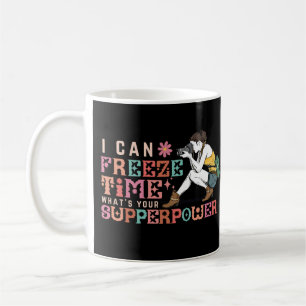 Caneca De Café Eu posso congelar o tempo qual é o seu super poder