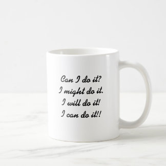 Caneca De Café Eu posso fazê-lo!!