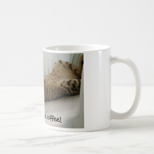 Caneca De Café Eu preciso algum café! (Direita)