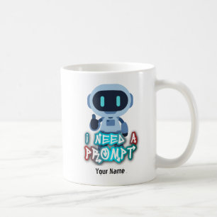 Caneca De Café Eu preciso de um Prompt - INAPMT01