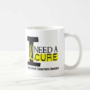 Caneca De Café Eu preciso uma endometriose da cura 1
