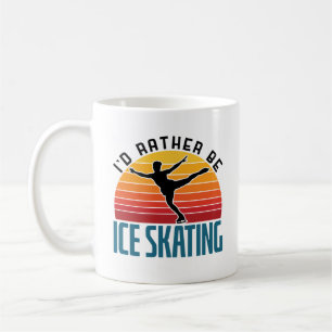 Caneca De Café Eu Preferencialmente De Ice Skating Figure Skater
