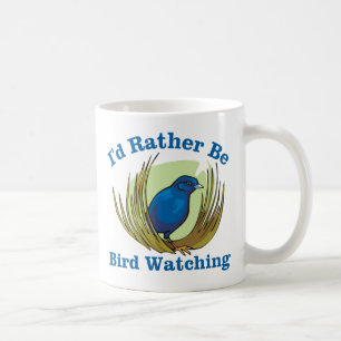 Caneca De Café Eu Preferencialmente De Ser Um Pássaro Assistindo