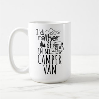 Caneca De Café Eu Preferencialmente Estar Na Minha Camper Van