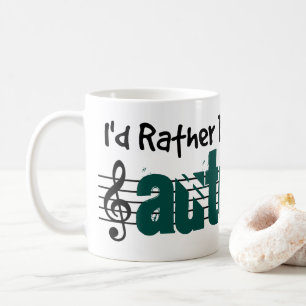 Caneca De Café Eu preferencialmente estaria jogando meu Autoharp